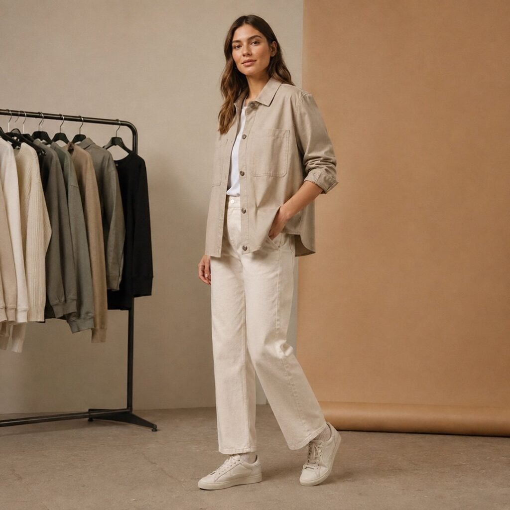 Brixton utility overshirt — Overshirts by 786 CLOTHING. worn by a model.