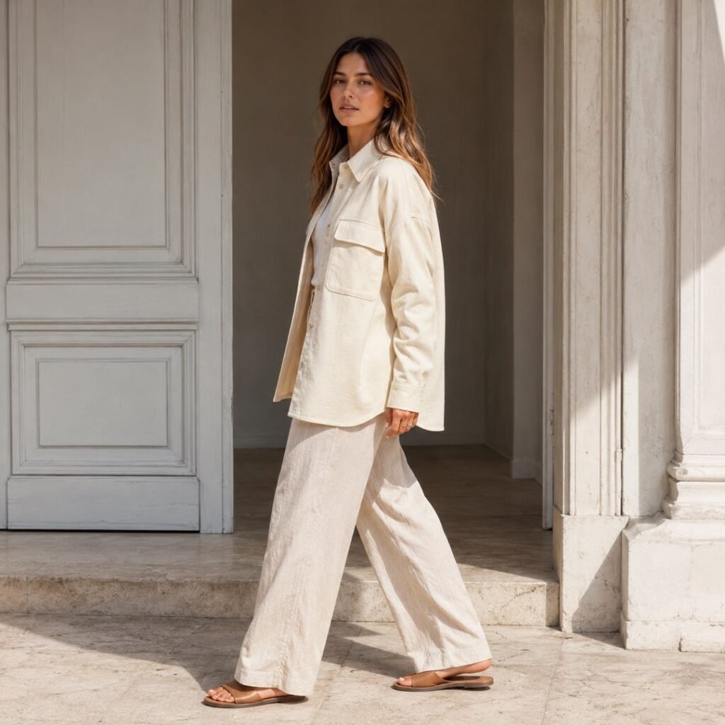 Porter twill overshirt — Overshirts by 786 CLOTHING. worn by a model.