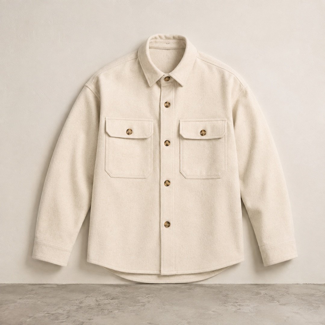 Newham brushed check overshirt — Overshirts by 786 CLOTHING. product photograph on a white background.