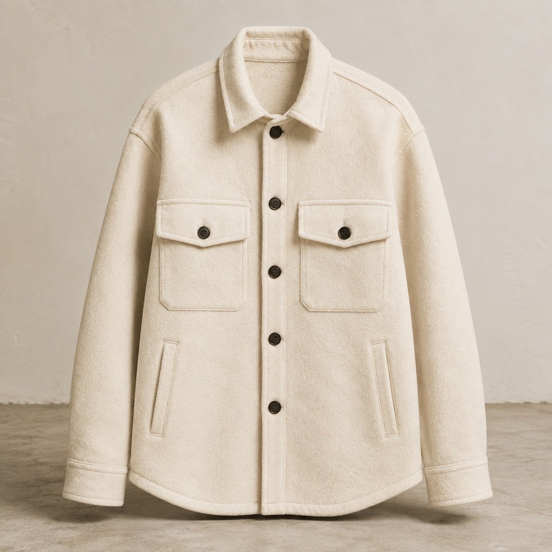 Ridley brushed check overshirt — Overshirts by 786 CLOTHING. product photograph on a white background.