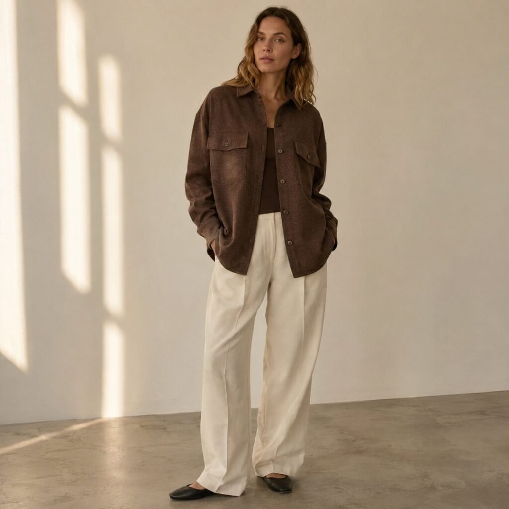 Leyton utility overshirt — Overshirts by 786 CLOTHING. worn by a model.