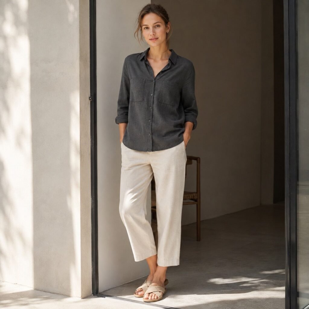Kenton soft utility shirt — Shirts by 786 CLOTHING. worn by a model.