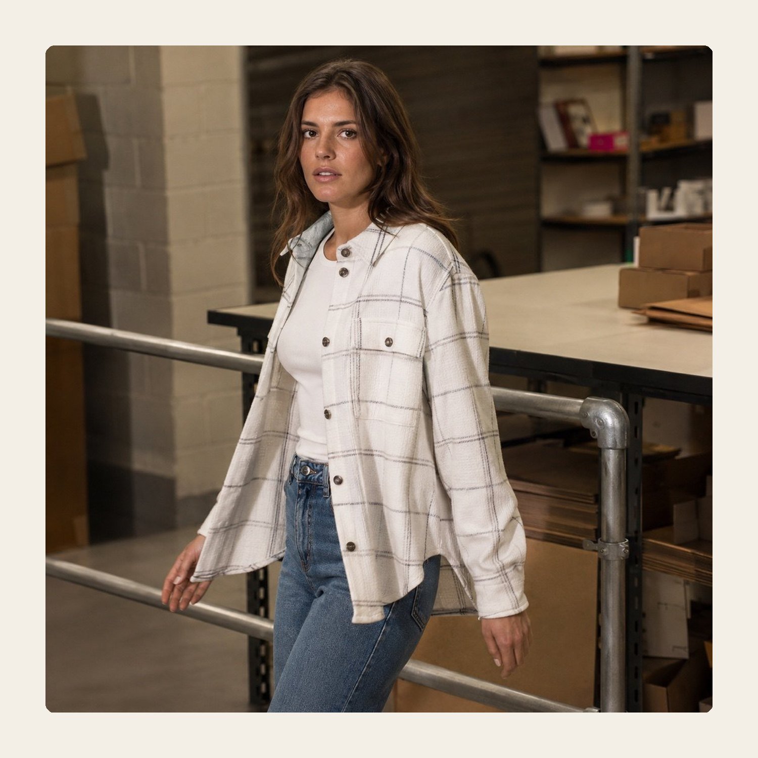 Folded overshirts from the 786 CLOTHING range